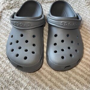 Gray Crocs